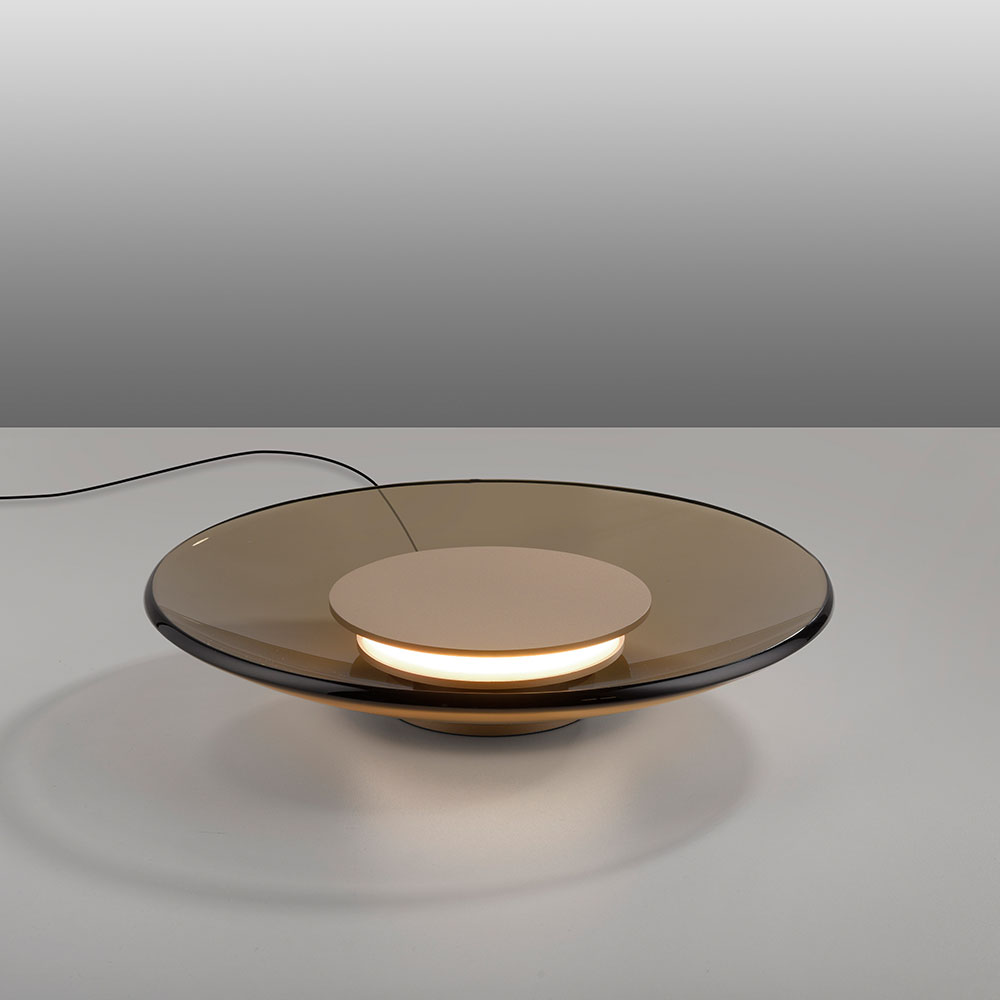 Pure Moon 4594 Tischleuchte – Elegante Beleuchtung mit Touchdimmer, Amberglas und Bronzeakzenten Pure Moon 4594 Tischleuchte mit 320 mm Amberglasschirm und Bronzeakzenten – intuitive Steuerung über Touchdimmer, warmweißes Licht (2700 K), 1300 Lumen, ideal für Sideboards und Beistelltische