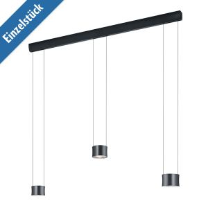 Bankamp LED-Pendelleuchte Impulse 2107 Anthrazit matt 3-flammig bei lampenonline.de