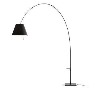Luceplan Lady Costanza D13Ed Terra Bogenleuchte-Schwarz-Schwarz bei lampenonline.de