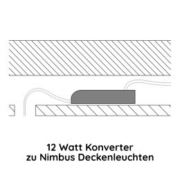 Nimbus Konverter 12W zu Deckenleuchten bei lampenonline.de