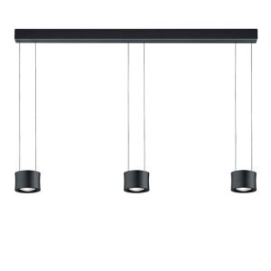 Bankamp Impulse flex F2223 LED-Pendelleuchte 3-flammig Schwarz bei lampenonline.de