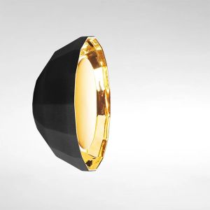 Marset Scotch Club A 30 Wandleuchte Außen schwarz - innen gold bei lampenonline.de