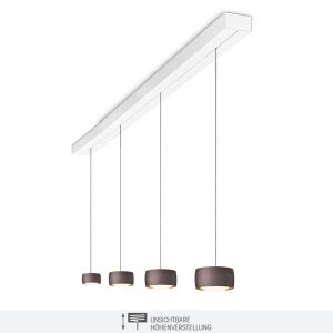 Oligo Grace LED-Pendelleuchte 4-flammig mit unsichtbarer Höhenverstellung bei lampenonline.de