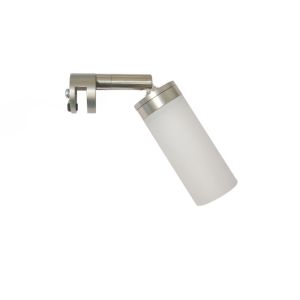 Top Light Glasslight Pisa Fix Spiegelklemmleuchte Nickel matt/Glas weiß +++ Retoure +++ bei lampenonline.de