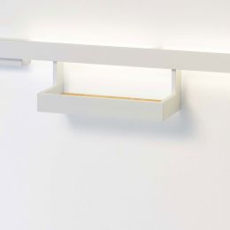 GERA Leuchten Ablage kurz mit Holz für Lichtreling mit Glasablage bei lampenonline.de